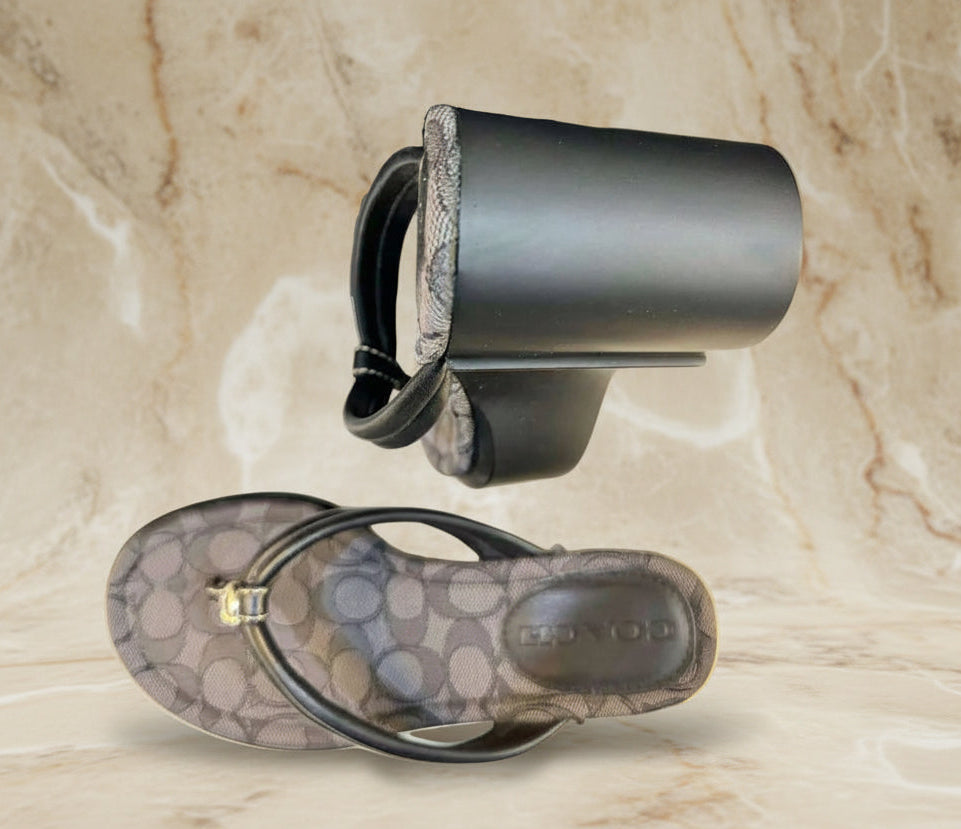 COACH WEDGE SANDALS