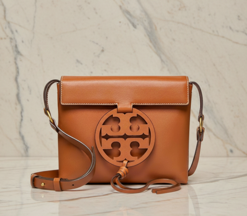TORY BURCH MILLER CROSSBODY -  BROWN