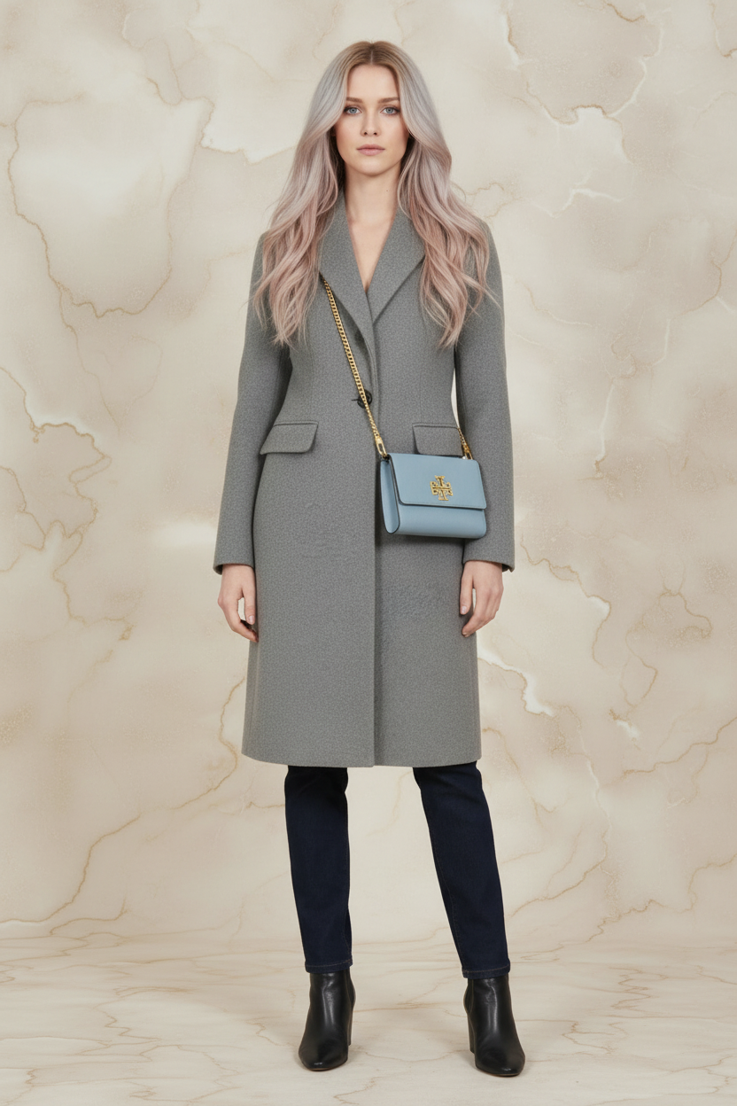 TORY BURCH BRITTEN CONVERTIBLE FLAP CLUTCH / CROSSBODY