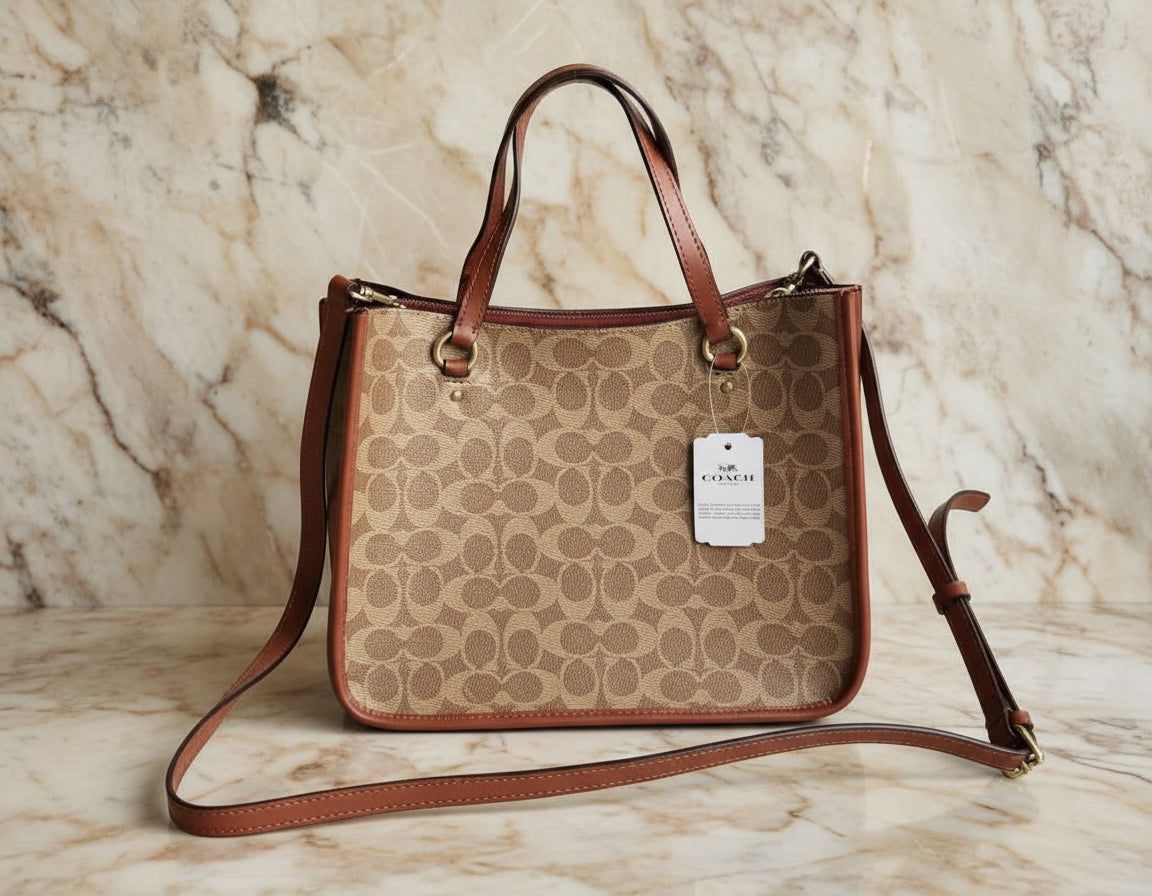 COACH TYLER CARRYALL 28 IN SIGNATURE CANVAS