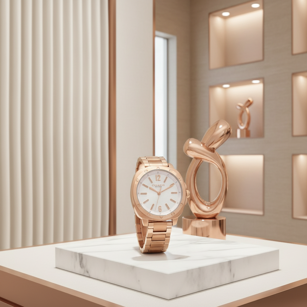 COACH KITT WATCH FOR WOMEN - ROSEGOLD