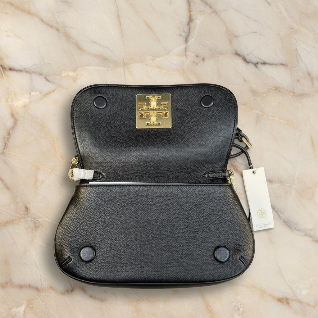 Tory Burch Britten Convertible Clitch Crossbody Chain Flap