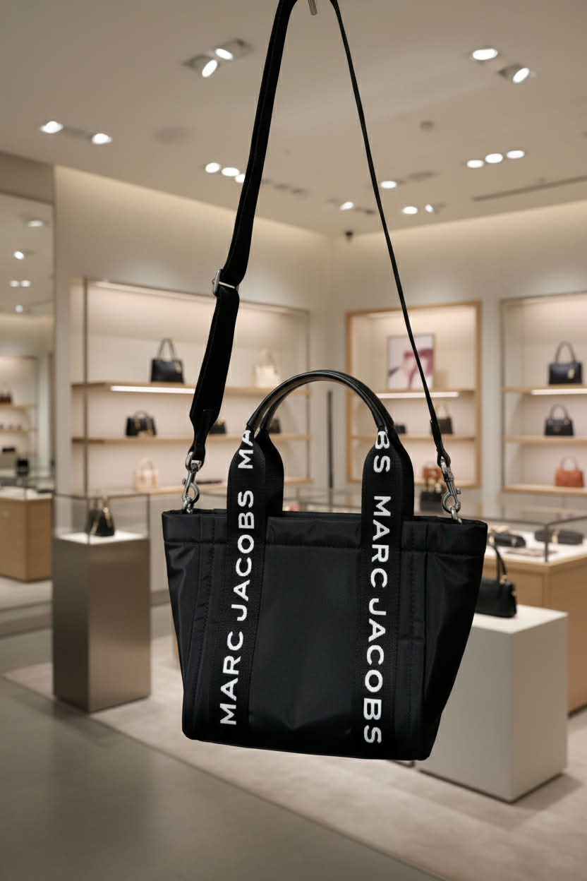 MARC JACOBS SMALL NYLON ZIP TOTE