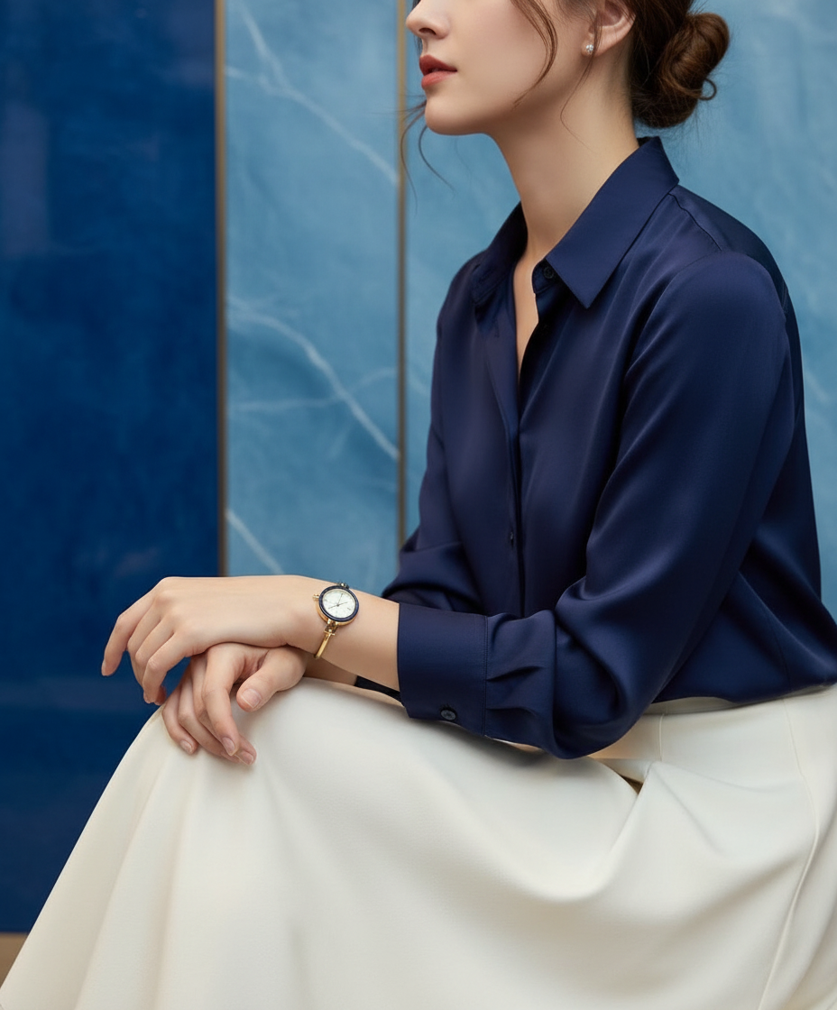 ساعة توري بورش الصغيرة ذات الأزرار القابلة للتبديل