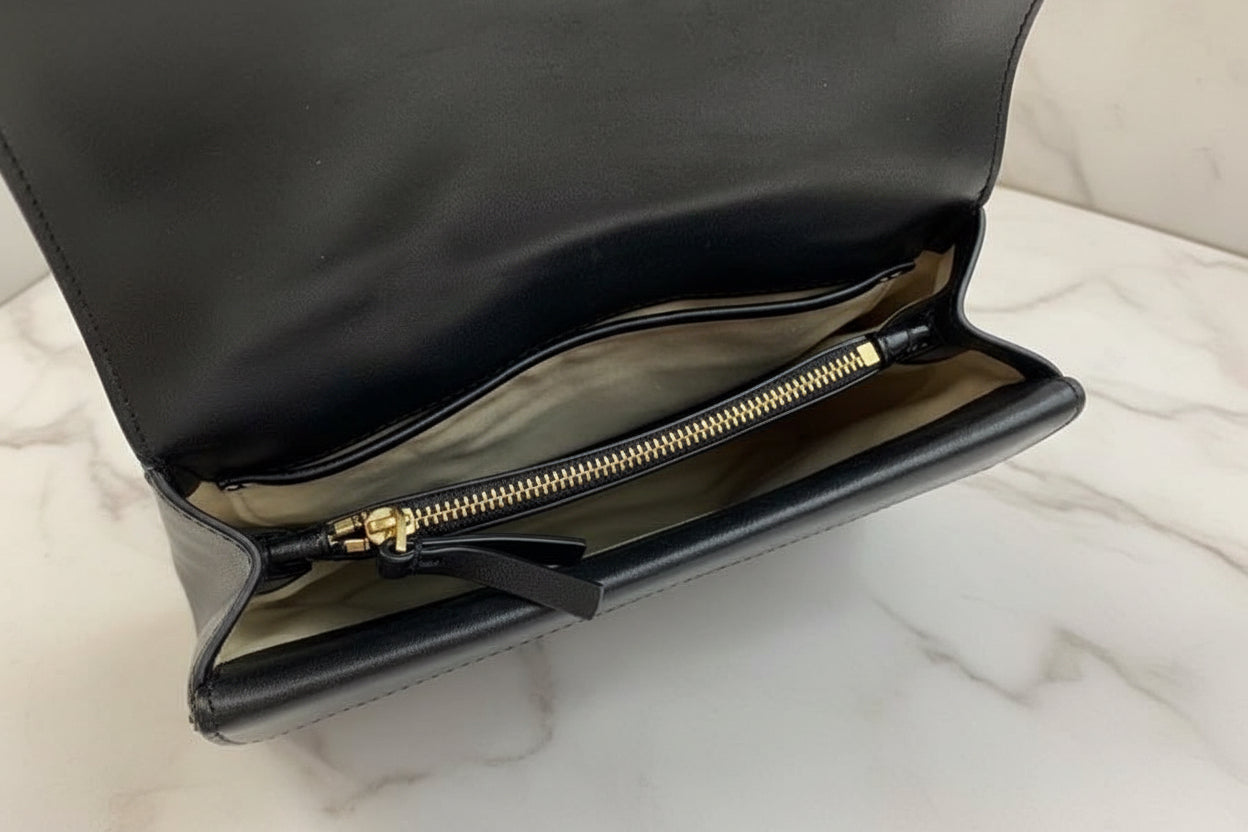 TORY BURCH MILLER CROSSBODY - BLACK