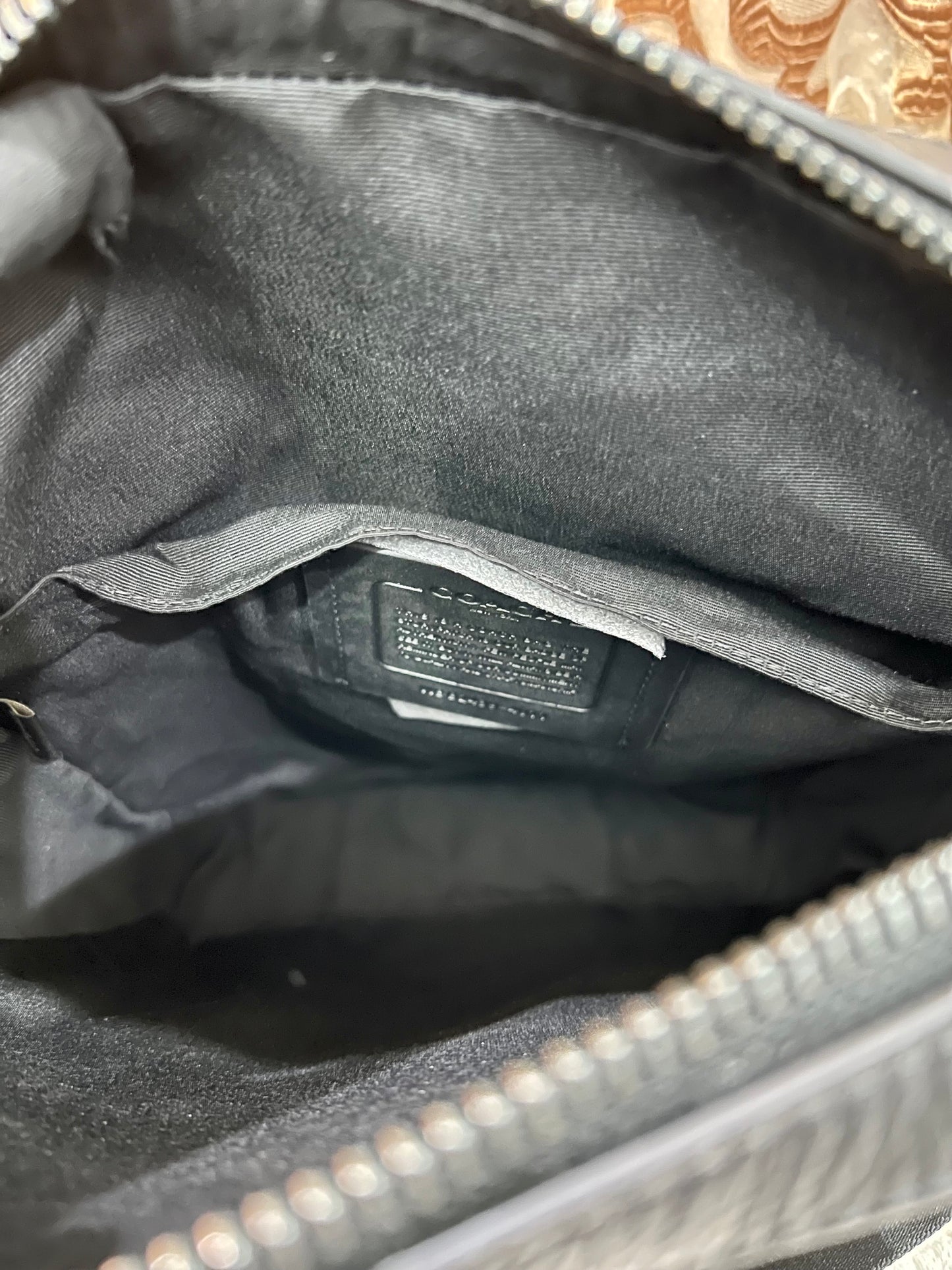 COACH HOUSTON FLIGHT BAG - SMOOTH LEATHER BLACK