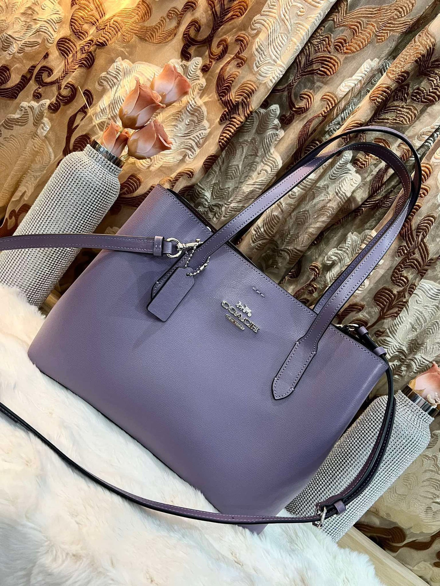 COACH AVENUE CARRYALL - DUSTY/LAVENDER COLOR
