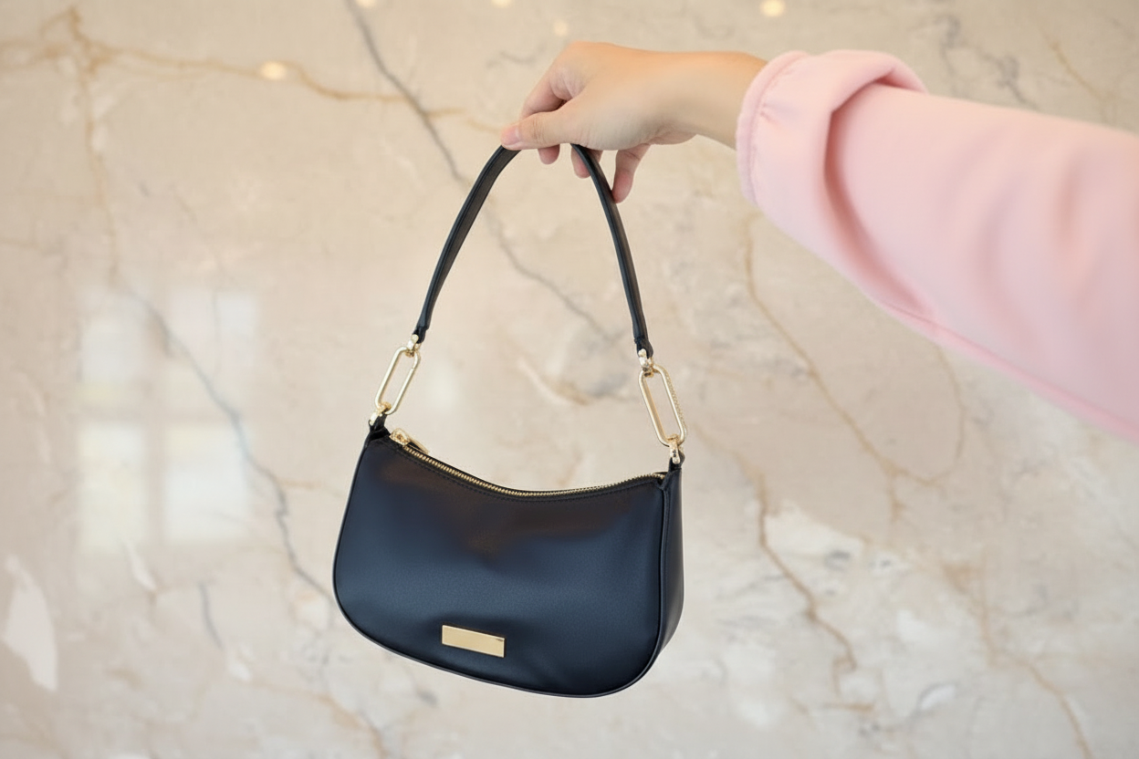 KATE SPADE SHOULDER BAG ONLY - NYLON - CHAIN ADD ONS ONLY ( CHAIN FROM COACH )
