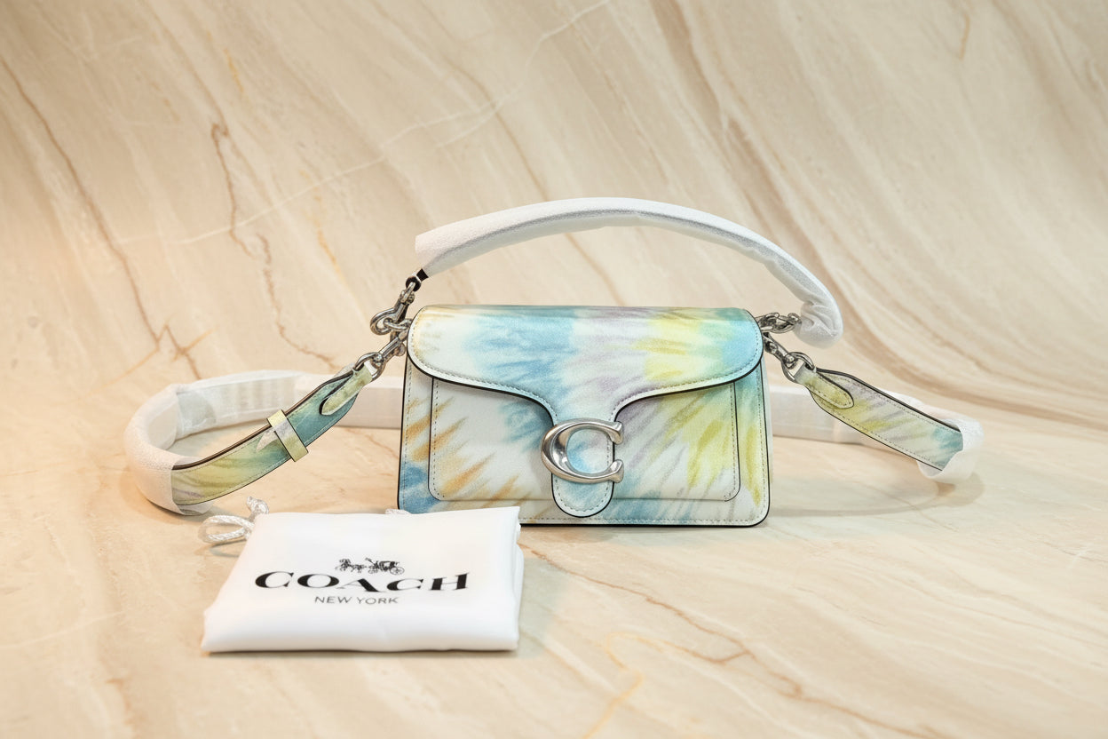 COACH TABBY 20 TIE DYE PRINT SHOULDER BAG/CROSSBODY BAG