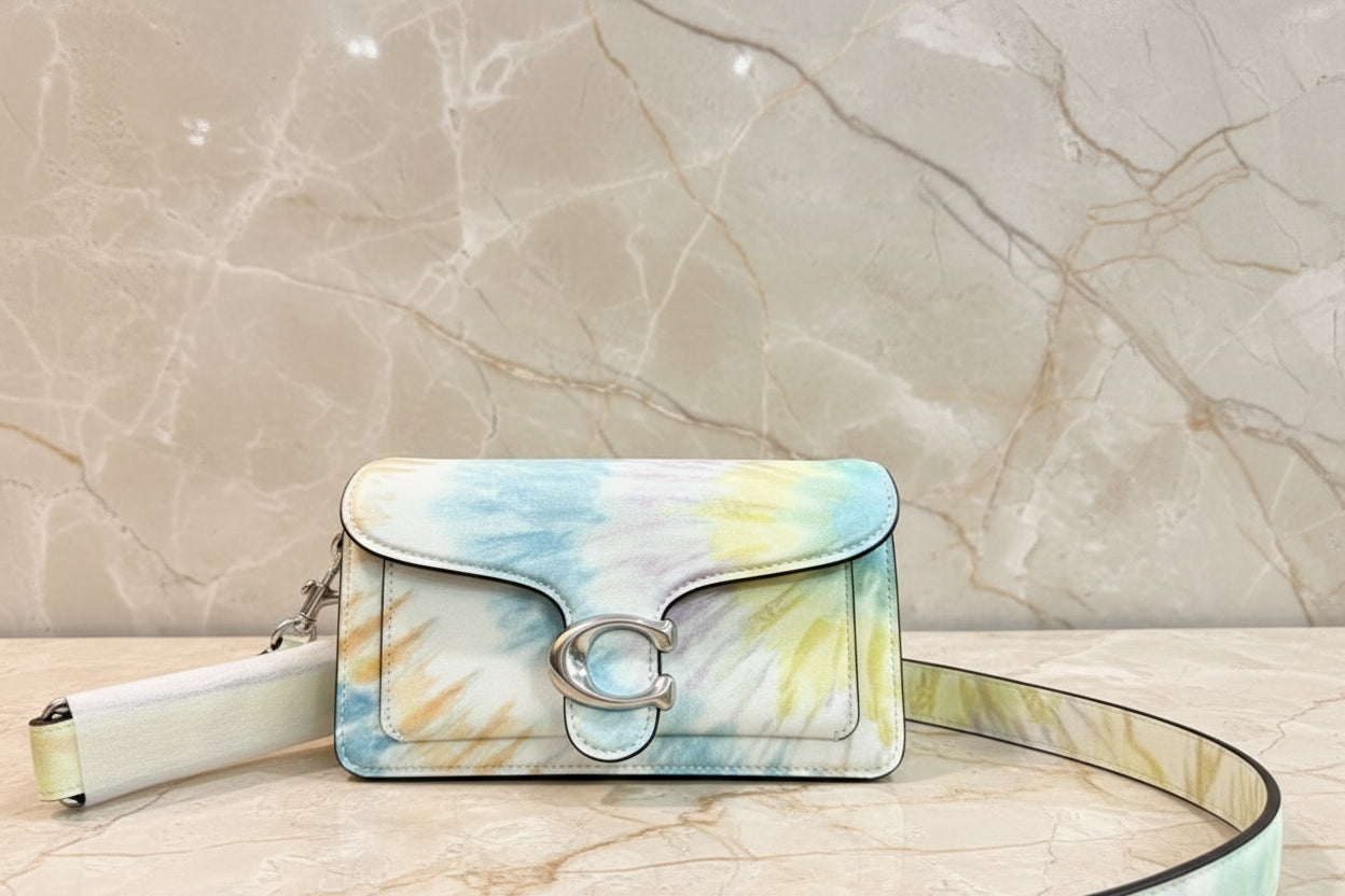 COACH TABBY 20 TIE DYE PRINT SHOULDER BAG/CROSSBODY BAG