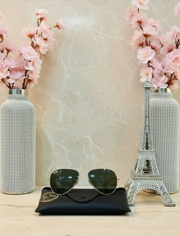 RAYBAN AVIATOR SUNGLASS - XTRA SMALL SIZE - FOR NARROW SLENDER FACE ONLY