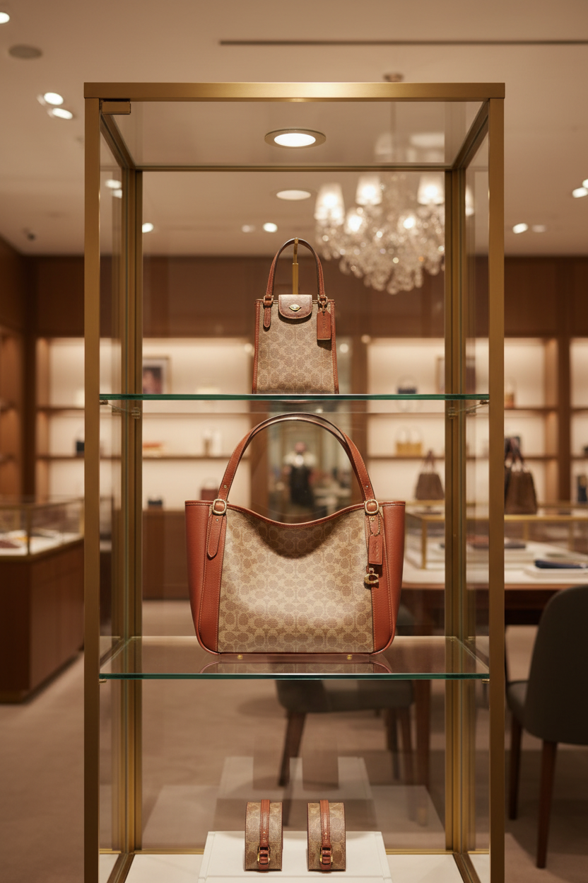 COACH ALANA ZIP TOTE IN SIGNATURE CANVAS - TAN RUST