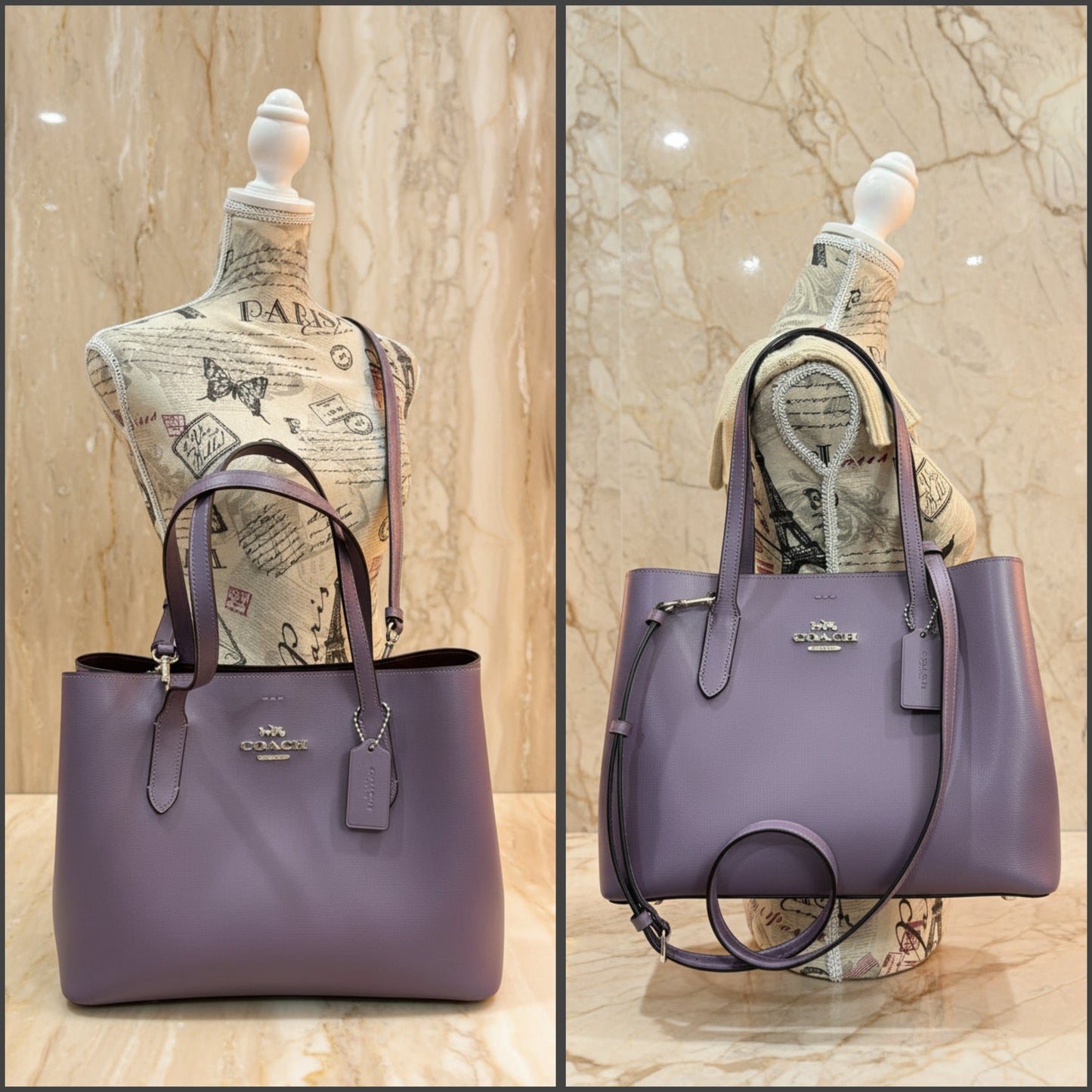 COACH AVENUE CARRYALL - DUSTY/LAVENDER COLOR