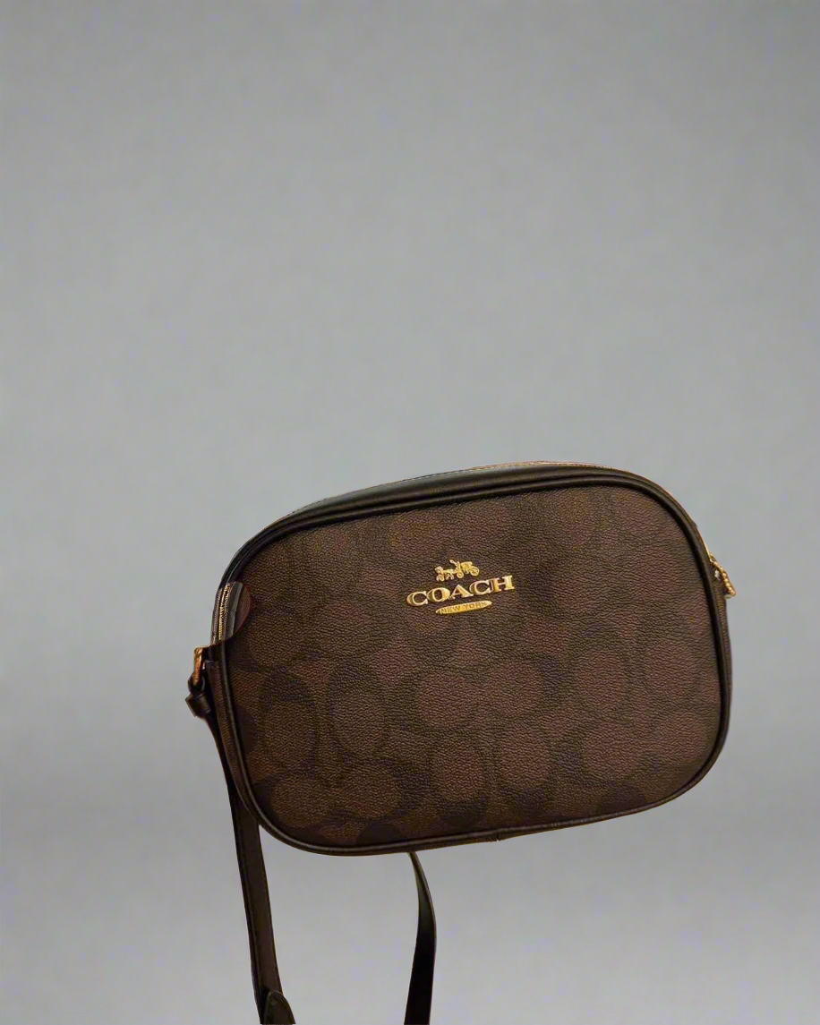 COACH MINI JAMIE SIGNATURE COATED CANVAS