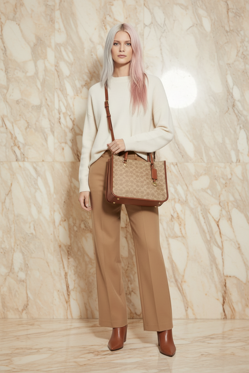 COACH TYLER CARRYALL 28 IN SIGNATURE CANVAS