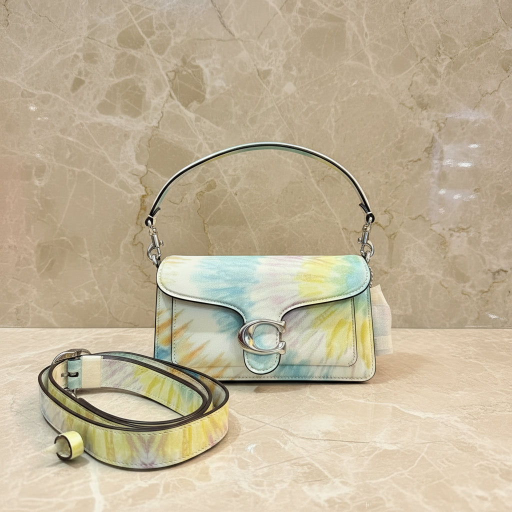 COACH TABBY 20 TIE DYE PRINT SHOULDER BAG/CROSSBODY BAG