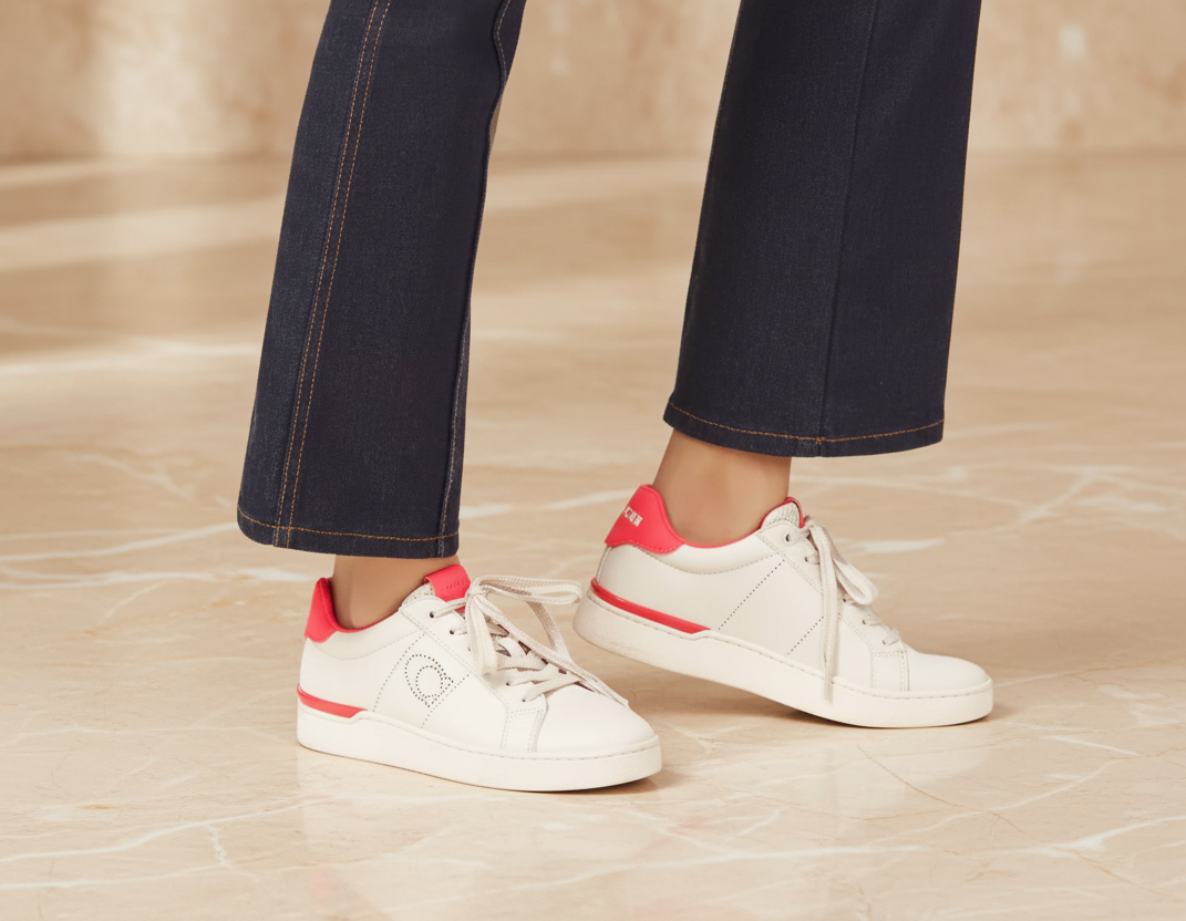 COACH LEATHER SNEAKERS