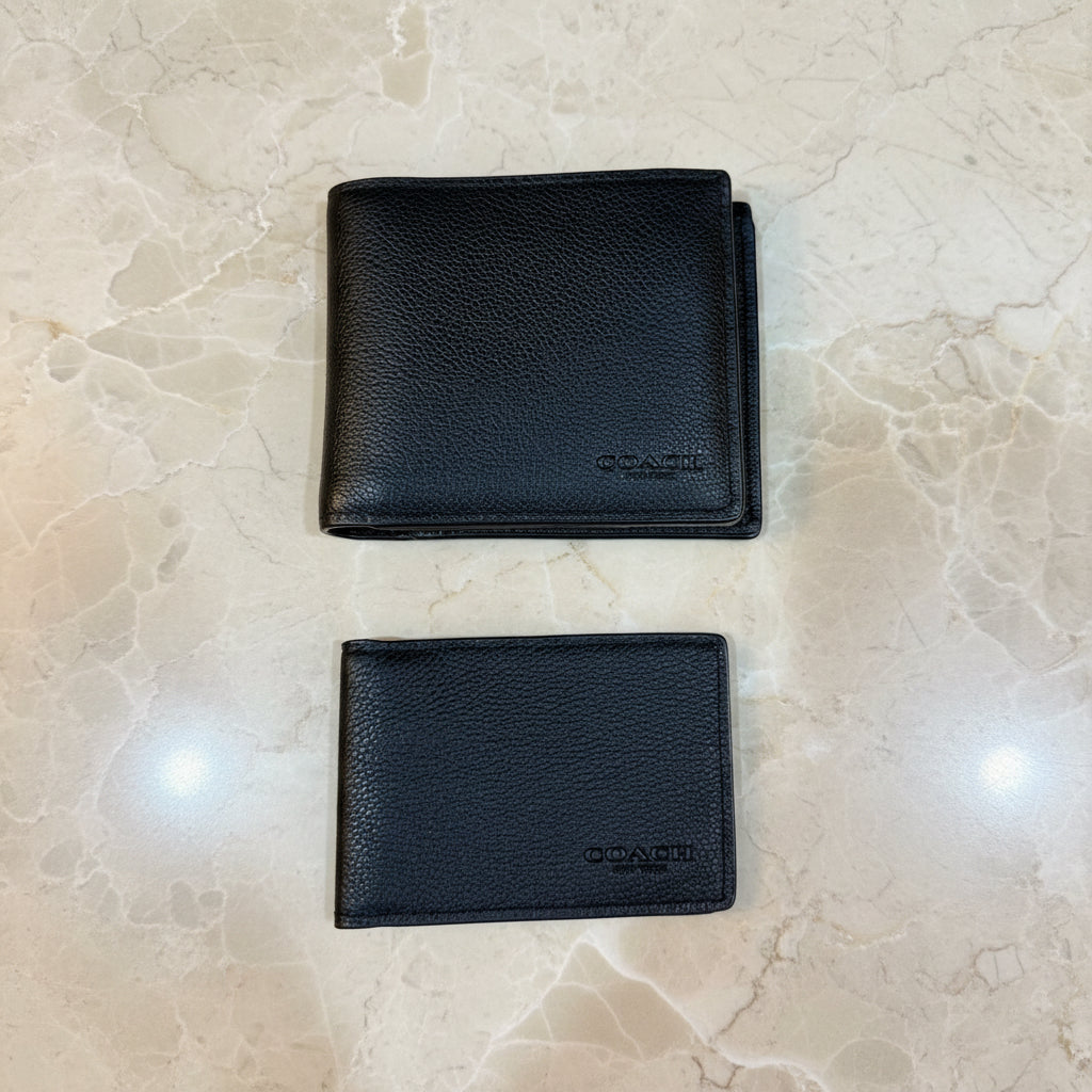COACH MEN’ S 3 in 1 BIFOLD - BLACK