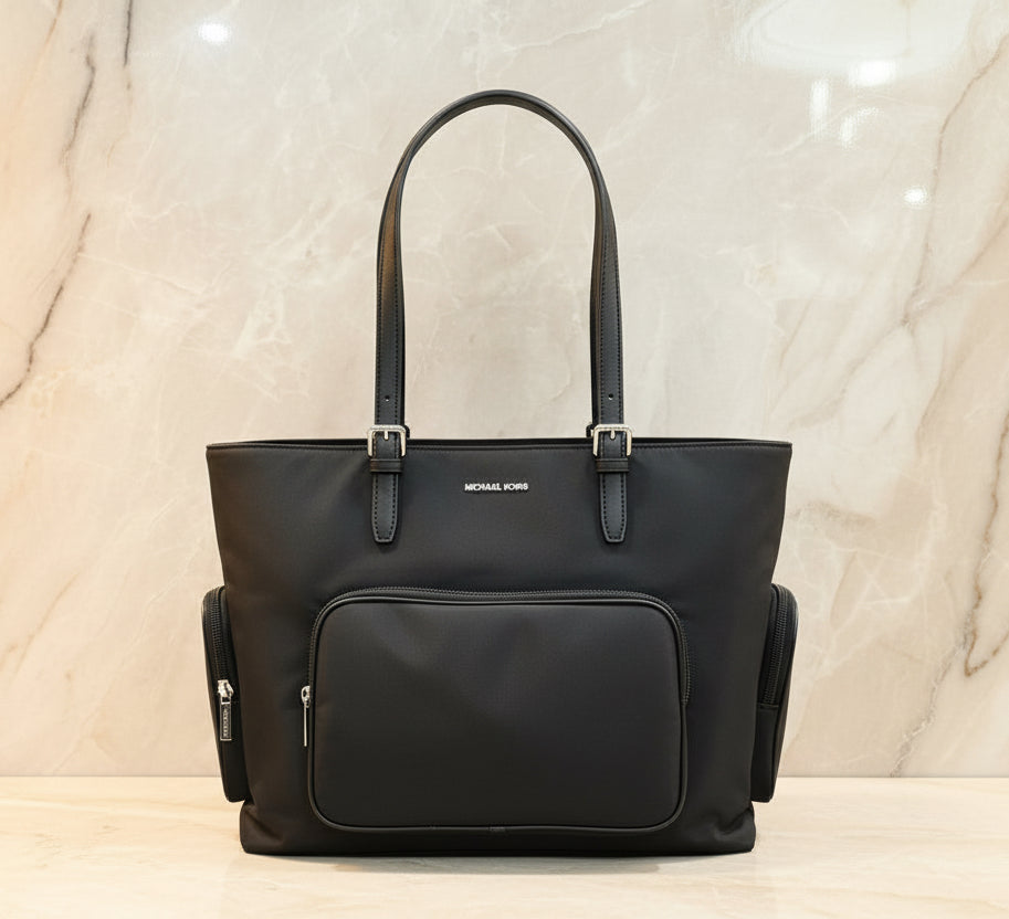 MICHAEL KORS KHAI LAPTOP TOTE - LARGE - BLACK