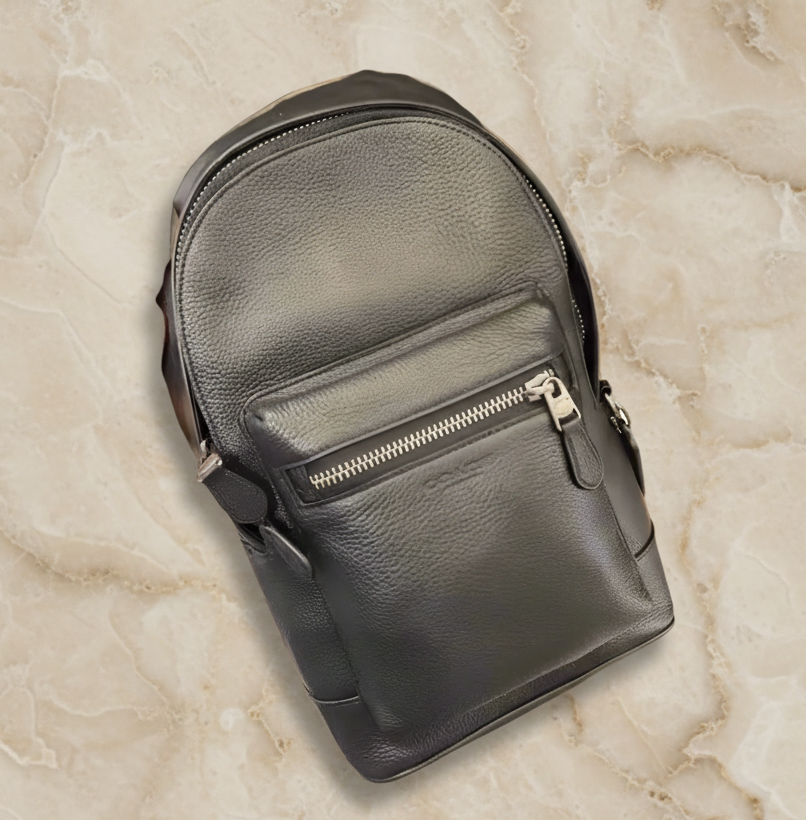 COACH WEST PACK REFINED PEBBLE LEATHER