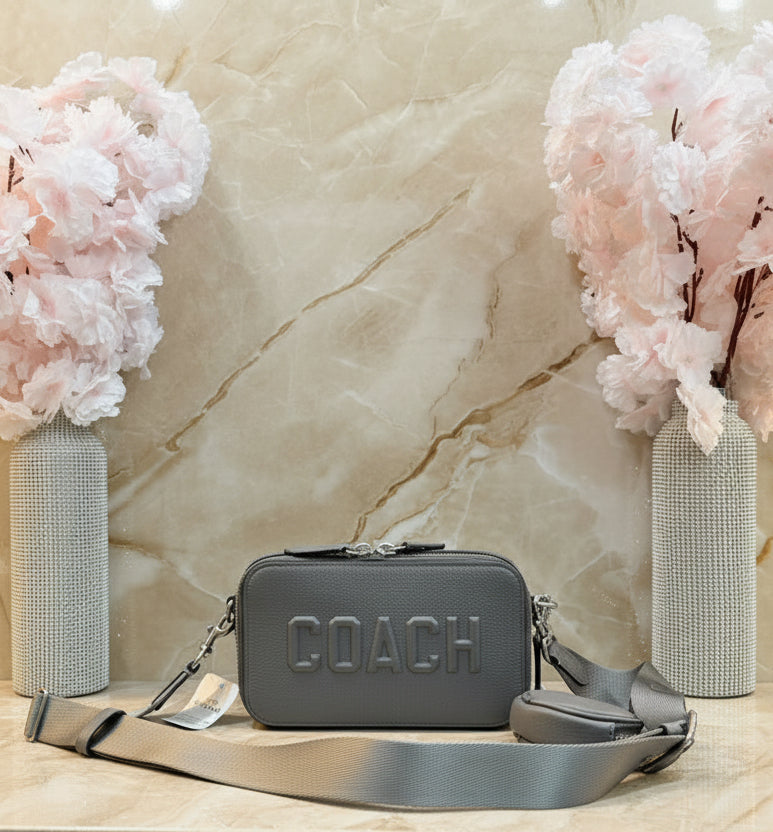COACH CHARTER SLIM CROSSBODY - GRAY