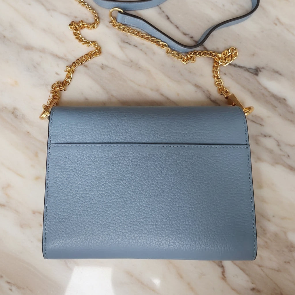 TORY BURCH BRITTEN CONVERTIBLE FLAP CLUTCH / CROSSBODY