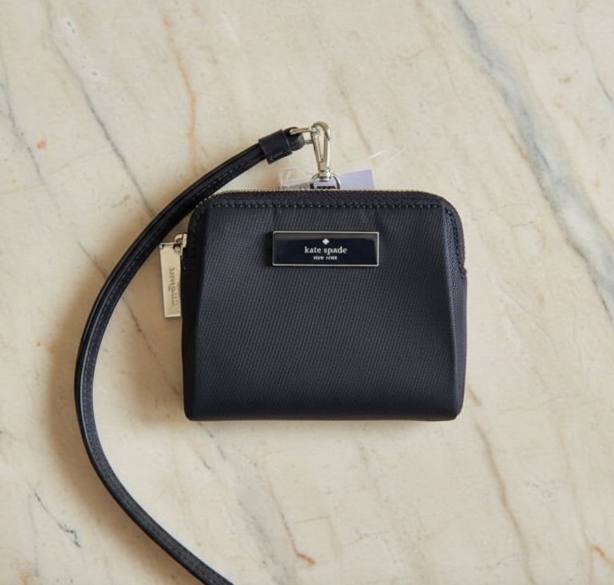 Kate Spade Carter ID Lanyard/Wallet - Black