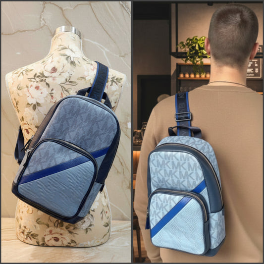 MICHAEL KORS COOPER COMMUTER SLINGPACK CHAMBRAY