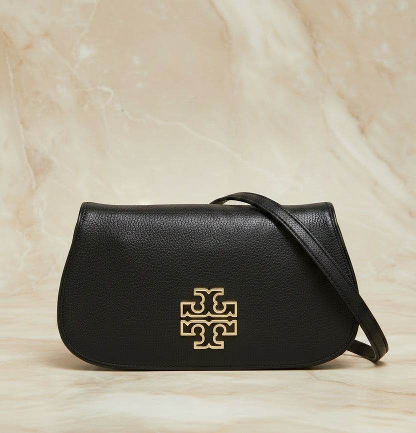 Tory Burch Britten Convertible Clitch Crossbody Chain Flap