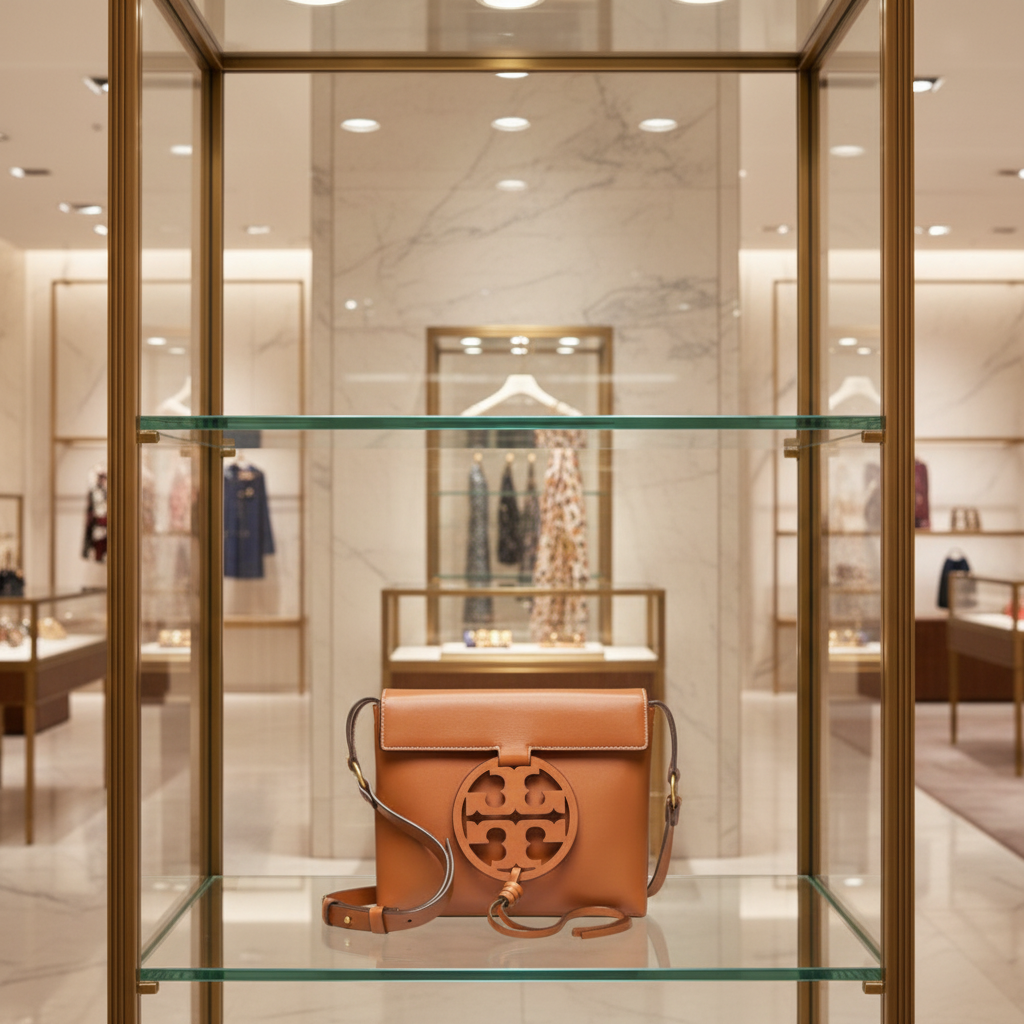 TORY BURCH MILLER CROSSBODY -  BROWN