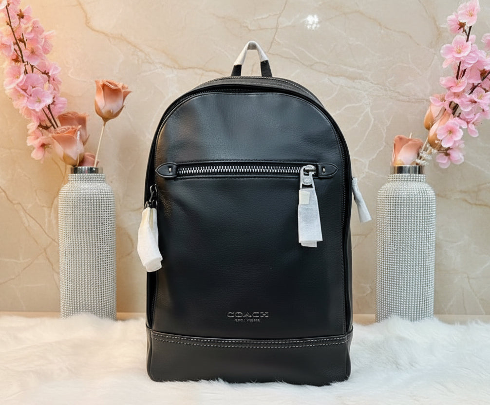 COACH GRAHAM SLINGPACK - BLACK LEATHER