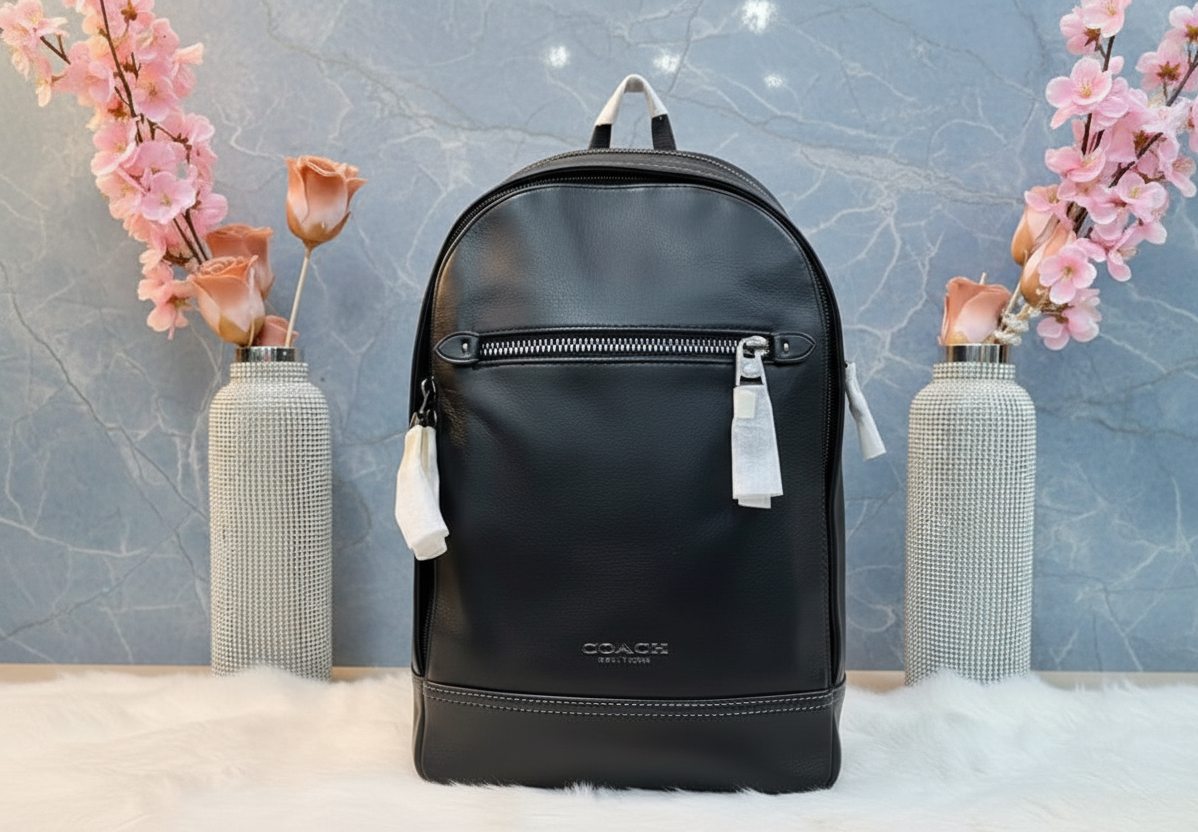 COACH GRAHAM SLINGPACK - BLACK LEATHER