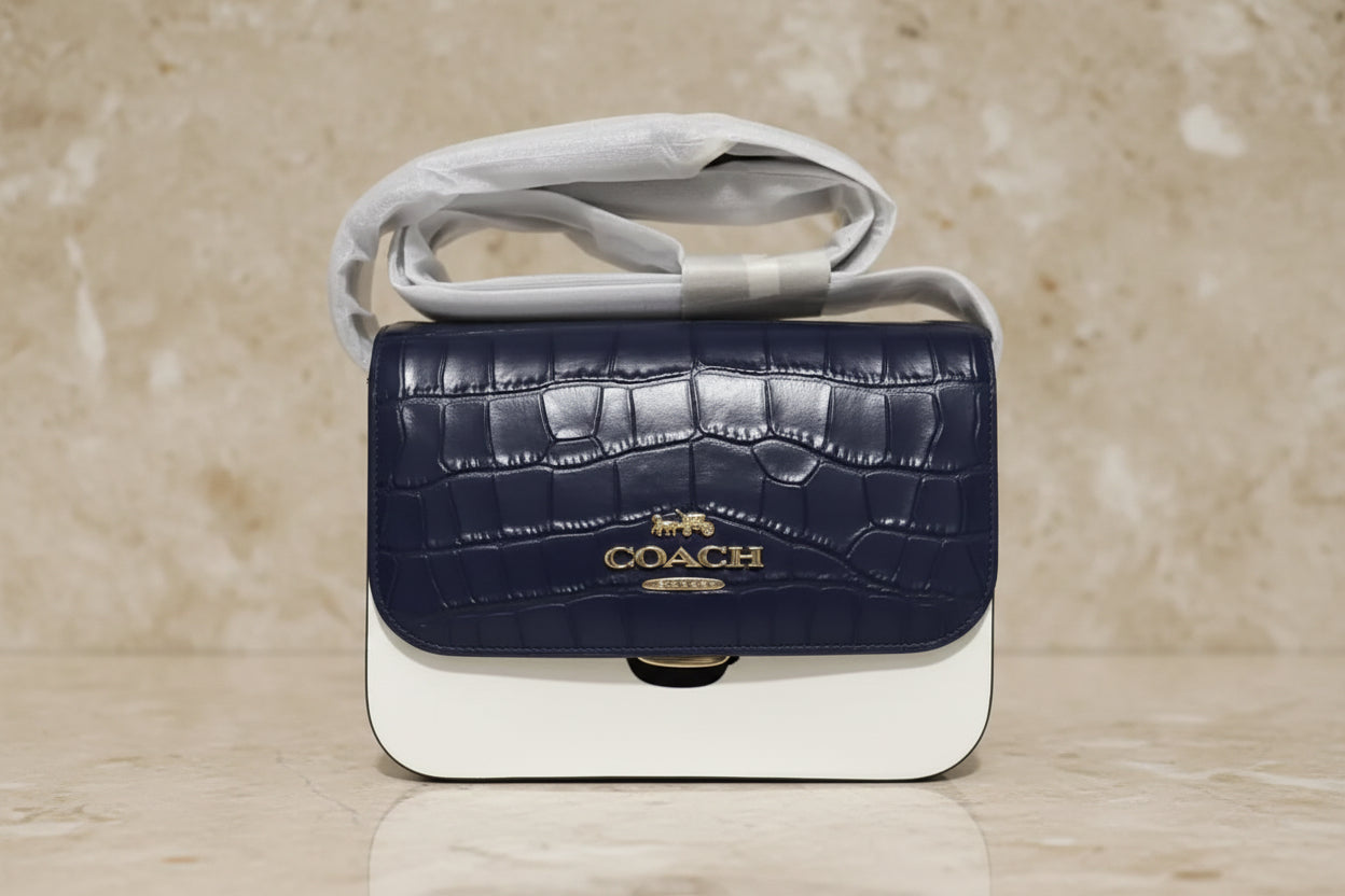 COACH BRYNN FLAP CROSSBODY - MIDNIGHT NAVY