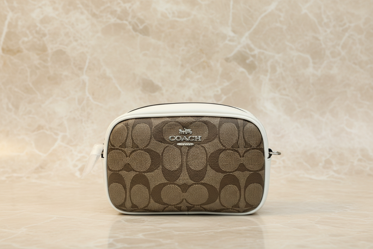 COACH 3 in 1 CONVERTIBLE CROSSBODY/BELTBAG/BODY BAG ( 1 CROSSBODY STRAP ONLY ) IN SIGNATURE KHAKI/IVORY
