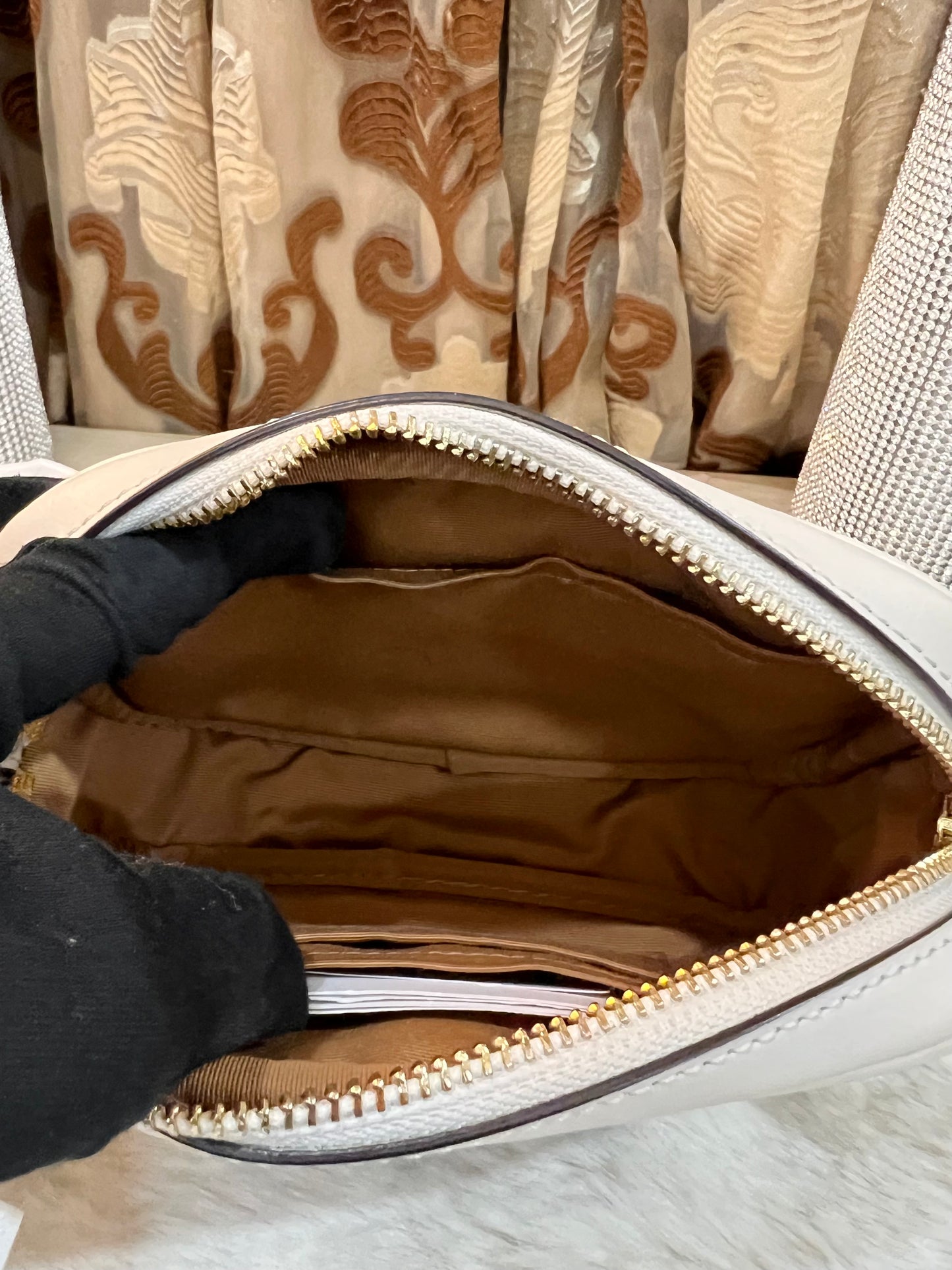 COACH 2 in 1 CONVERTIBLE CROSSBODY/BELTBAG ( 1 CROSSBODY STRAP ONLY ) IN SIGNATURE KHAKI/IVORY