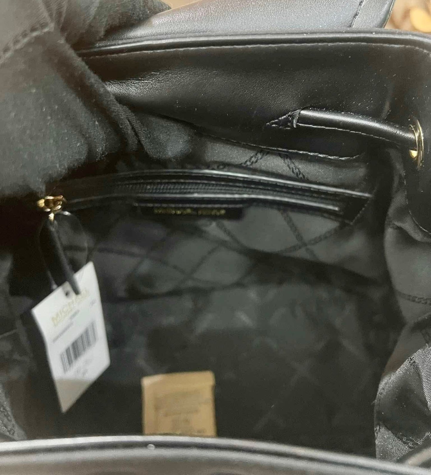 MICHAEL KORS CARA SMALL BACKPACK NYLON - BLACK