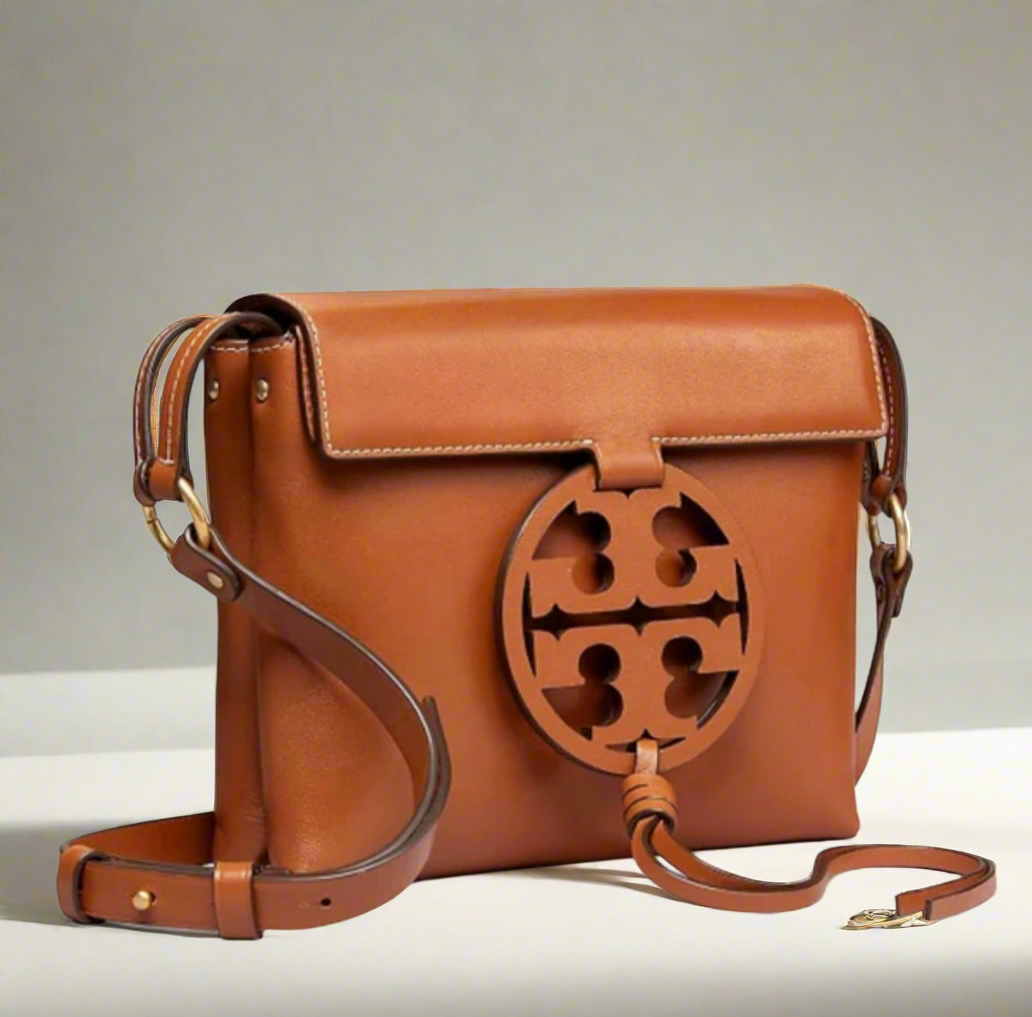 TORY BURCH MILLER CROSSBODY -  BROWN