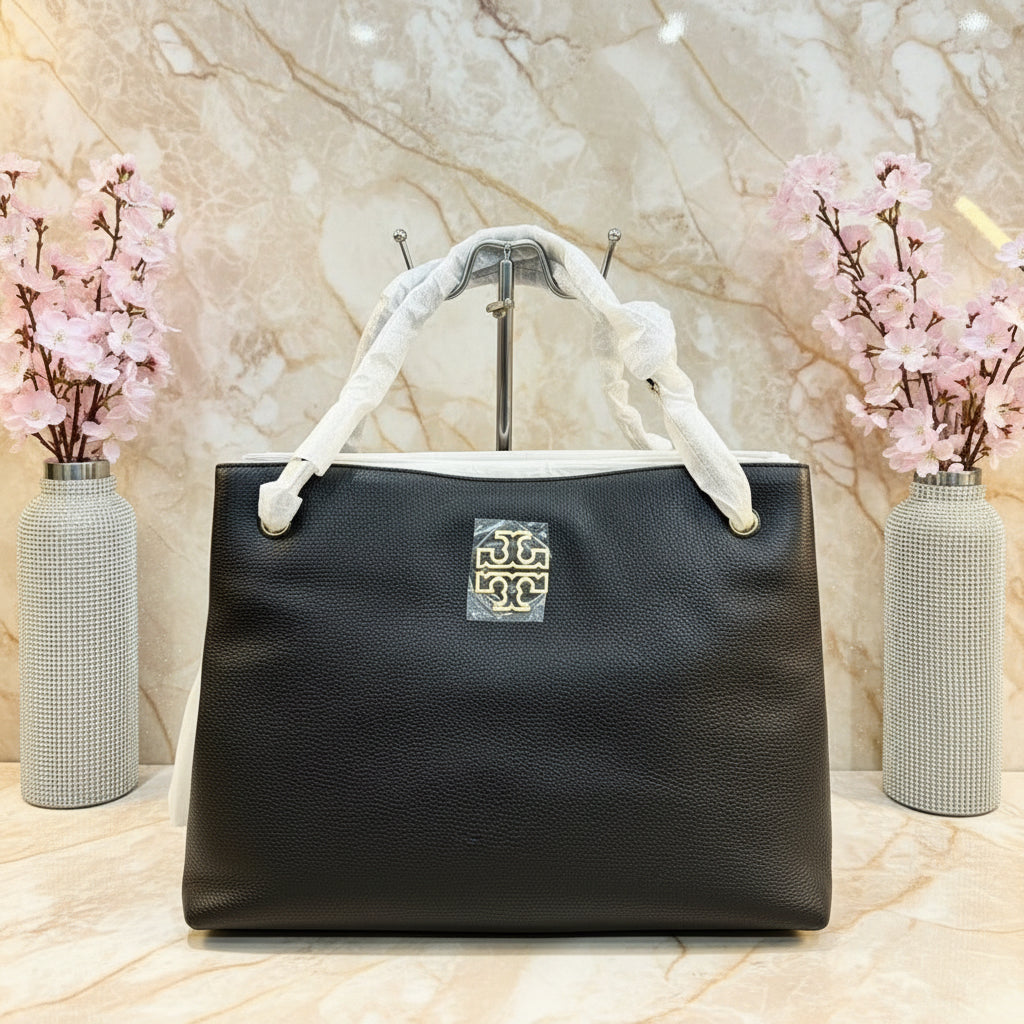 TORY BURCH BRITTEN TRIPLE COMPARTMENT TOTE