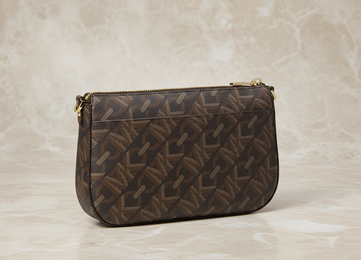 MICHAEL KORS EMPIRE SIGNATURE LOGO 2-IN-1 CROSSBODY BAG ( FROM BOUTIQUE STORE )
