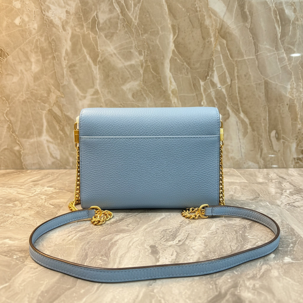TORY BURCH BRITTEN CONVERTIBLE FLAP CLUTCH / CROSSBODY