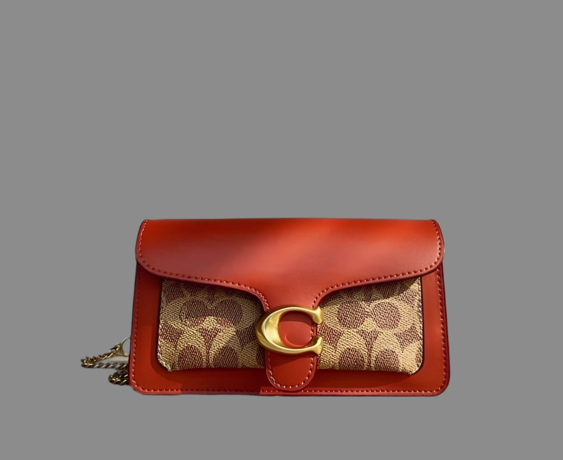 Coach Tabby Chain Clutch In Signature Canvas 21