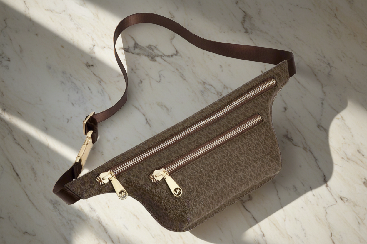 MICHAEL KORS FANNY PACK LOGO SLIM
