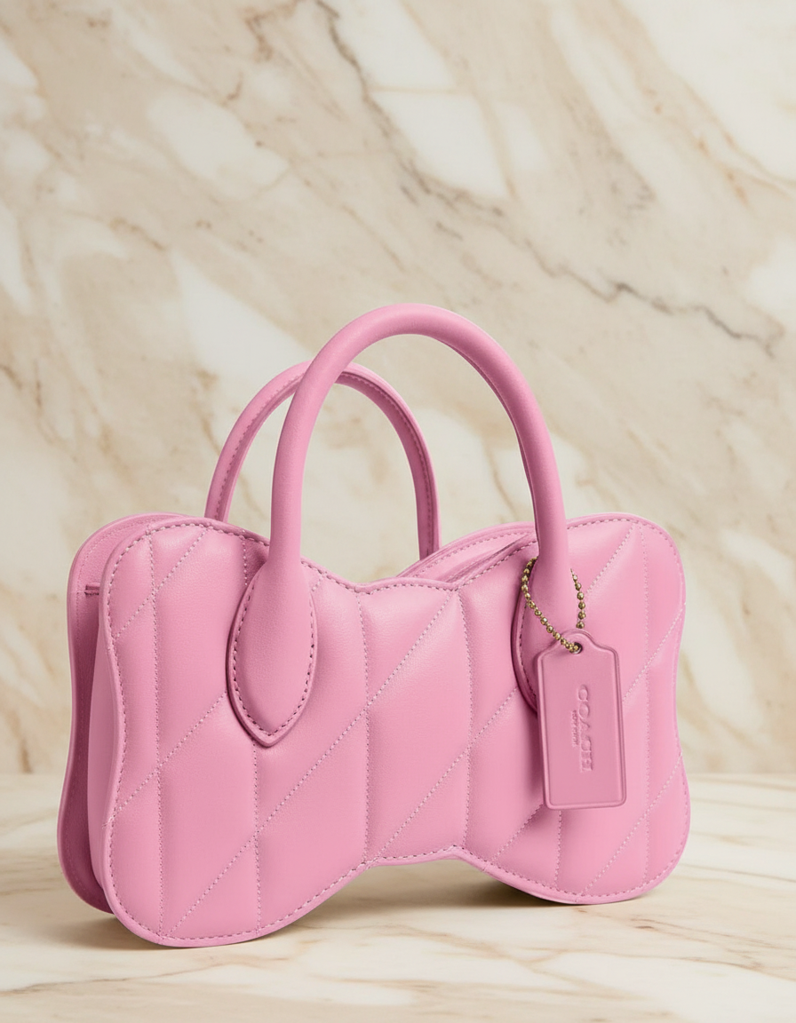 COACH BOW SATCHEL WITH QUILTING