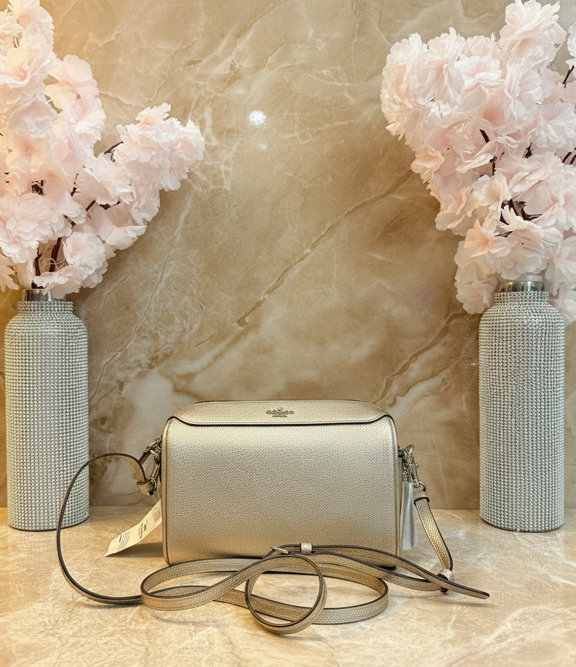 COACH BENETTE MICRO - PLATINUM GOLD