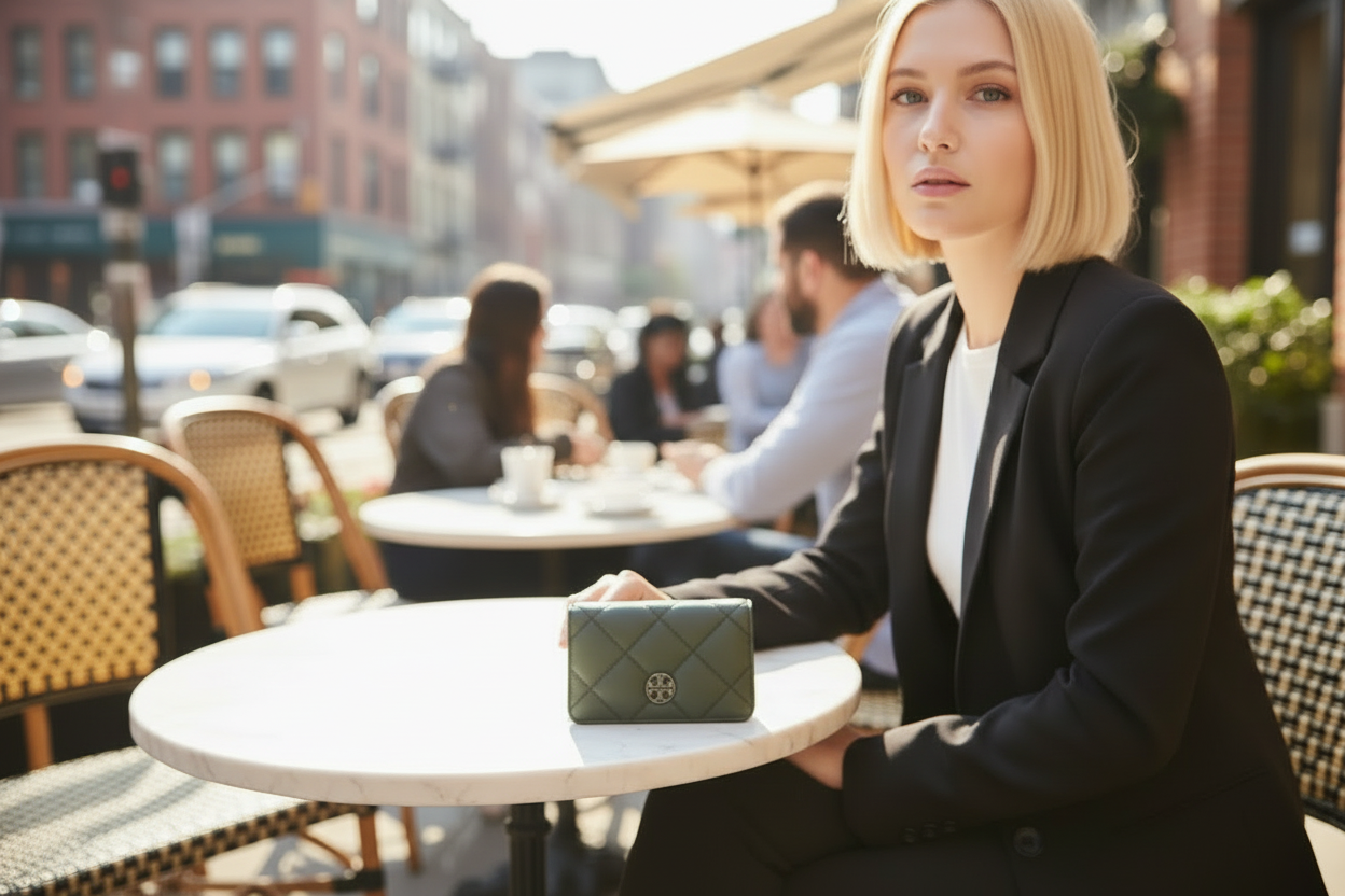 TORY BURCH SMALL FLAP WALLET