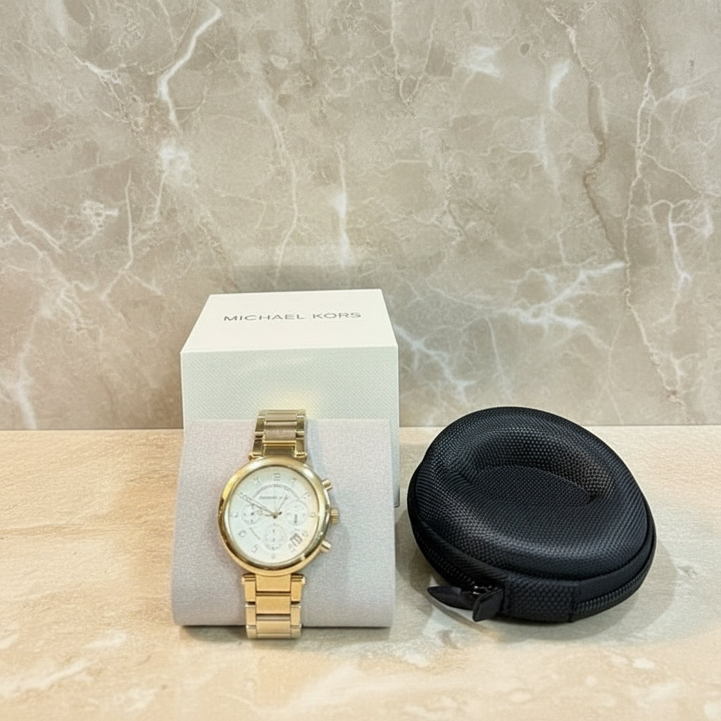 MICHAEL KORS PARKER CHRONOGRAPH WATCH - GOLD TONE