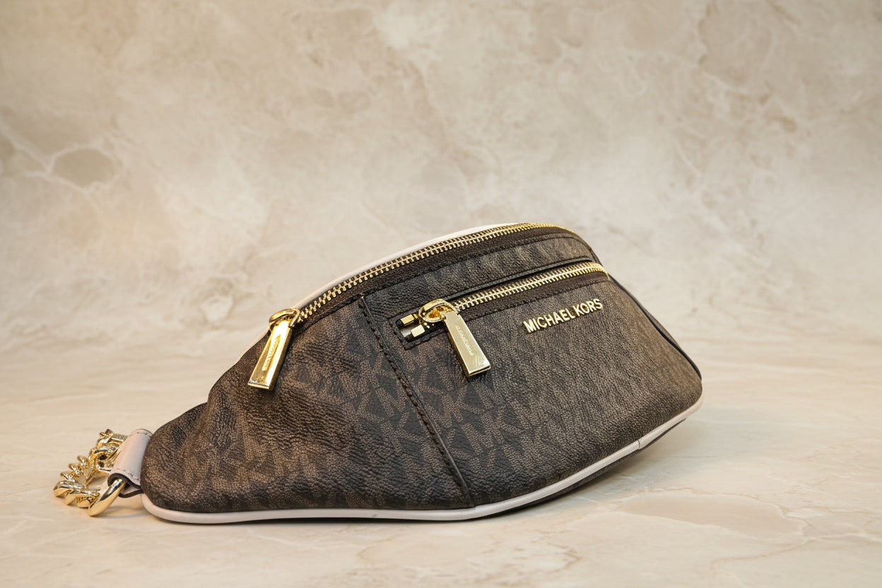MICHAEL KORS MOTT BELTBAG/WAISTPACK ( RETAIL ITEM )