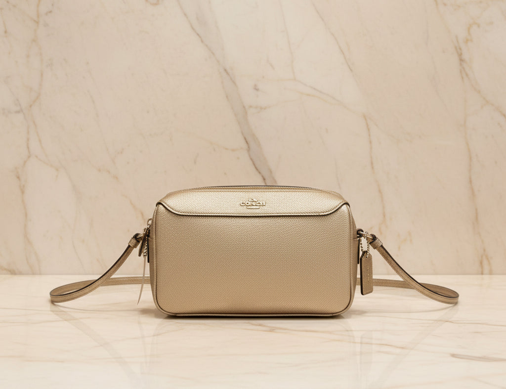 COACH BENETTE MICRO - PLATINUM GOLD