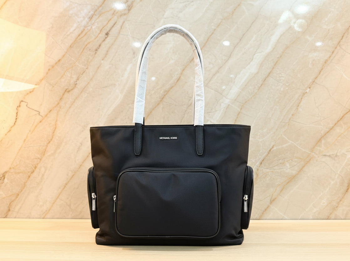 MICHAEL KORS KHAI LAPTOP TOTE - LARGE - BLACK