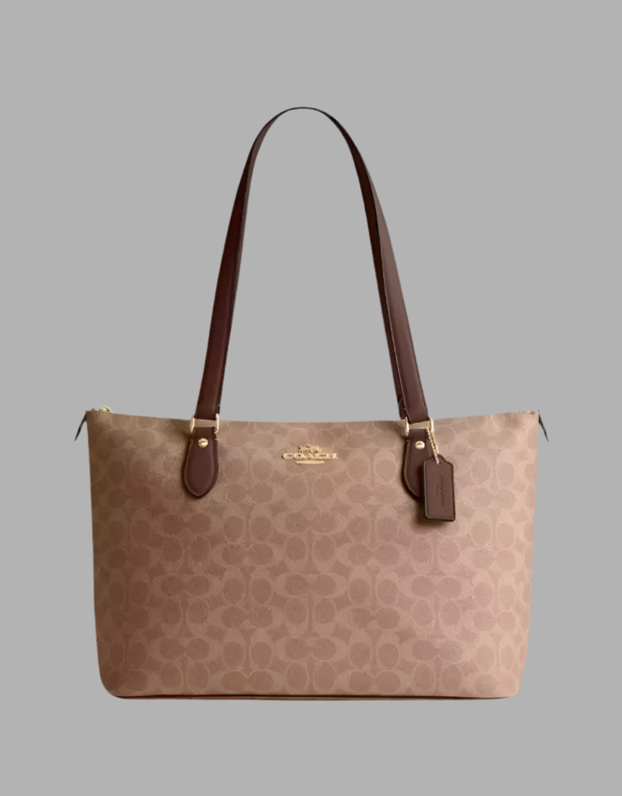 COACH GALLERY TOTE IN SIGNATURE CANVAS